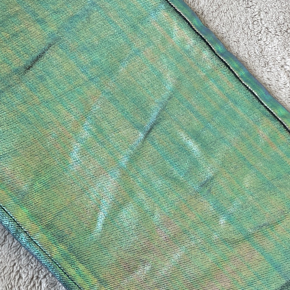 Versace Shimmering Green Mens Jeans - Picture 6 of 7